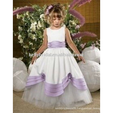 High Quality Satin Sweet Beginnings Girls Party Dress Flower girl dress